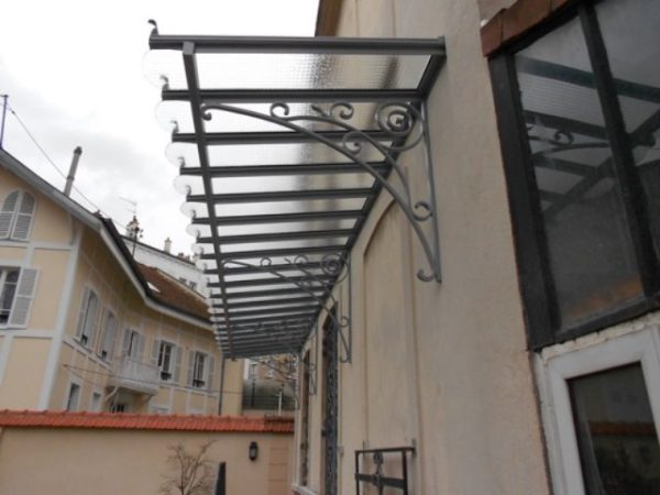 Marquises En Fer Forgé Marquises Allongées : Modèle ML-030